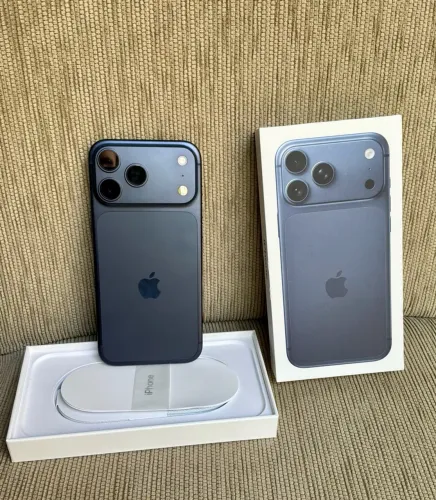 iPhone 17 Pro Max 256 GB Azul-profundo | Bateria 100% | Impecável