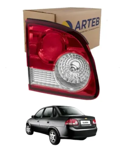 Lanterna Traseira Tampa Corsa Classic Sedan 2010 A 2016 Par