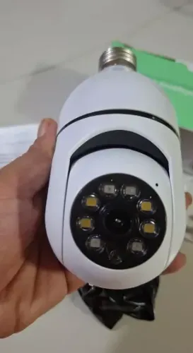 Câmera de segurança Lâmpada 360 Wi-fi visão noturna