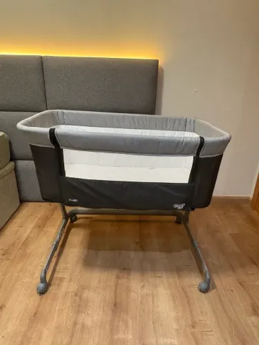 Berço Acoplado Cosco kids Co-Bad 0 a 9kg Cinza Escuro