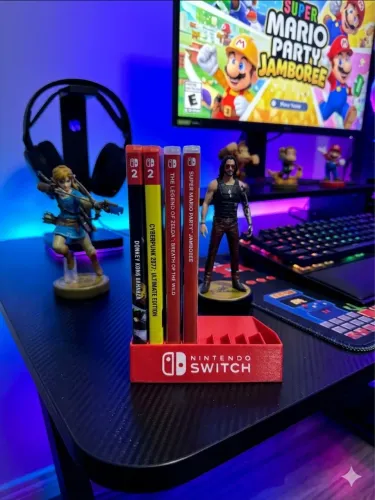 Suporte para jogos de Nintendo Switch 1 e 2