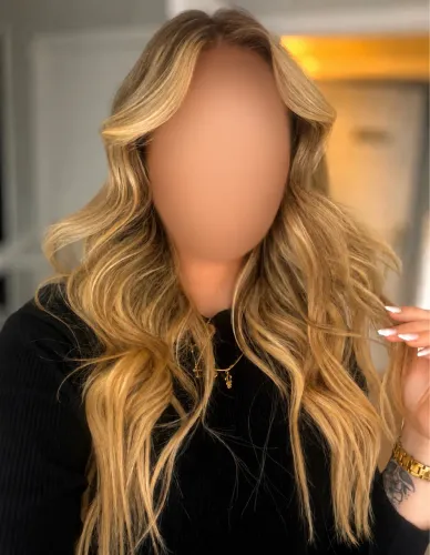 Mega Hair loiro 55 cm 170 gramas 4 faixas