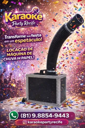 Locação Máquina de chuva de Prata