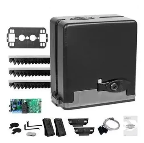 Motor Ppa Portão Deslizante Kit Ppa Dz Stark 400kl 3,5m Crem
