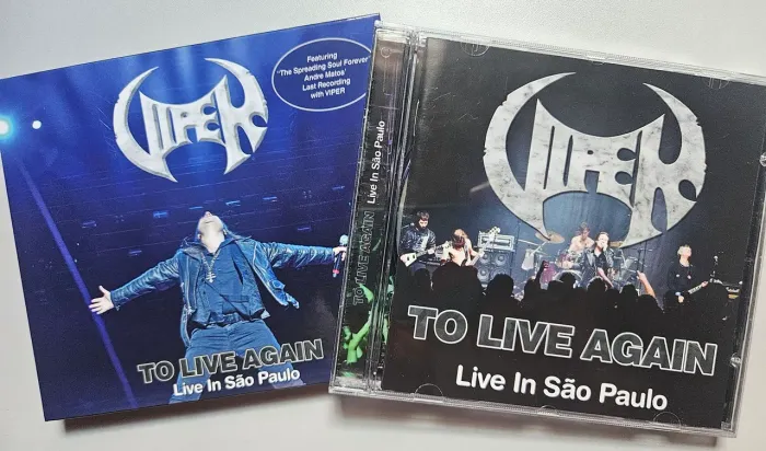Cd Viper - To live Again - Live in São Paulo