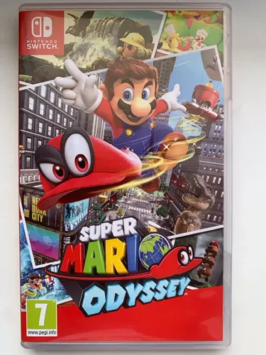 **NÃO ENVIO** Jogo Super Mario Odyssey para Nintendo Switch