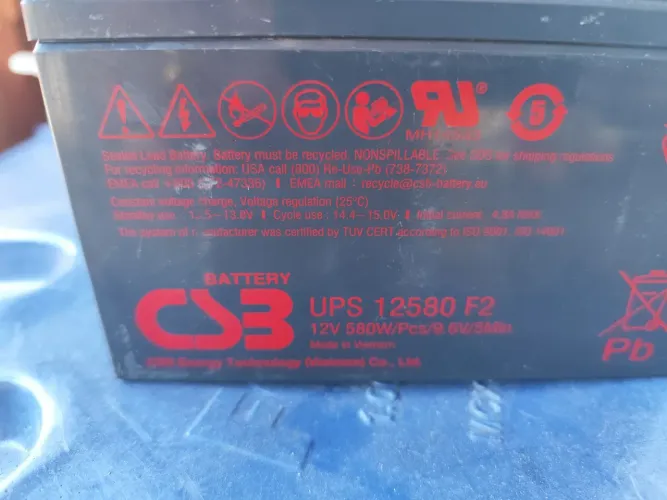 Bateria selada 12v chumbo