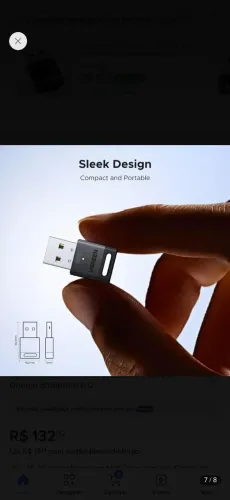 Adaptador Bluetooth 6.0 USB UGREEN