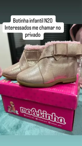 Bota infantil feminina