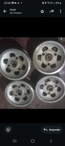 Rodas linha Ford 3 furos ideal pra corcel 1 1975 luxo 