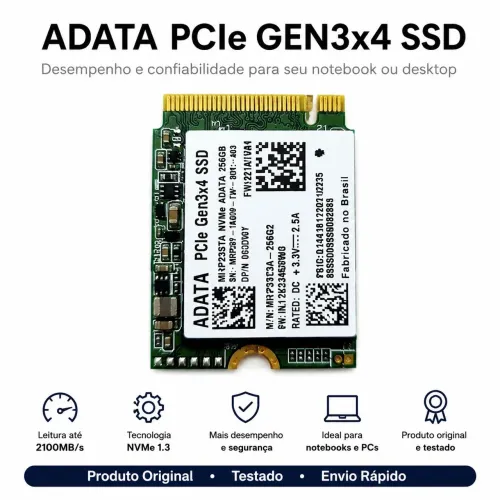 Ssd nvme 256GB