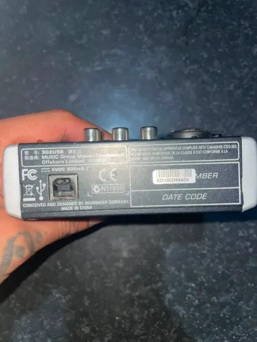 Interface de áudio berringer