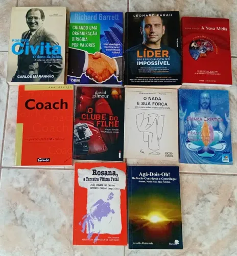 Roberto Civita/Líder/A Nova Mídia+7 livros(pacote)