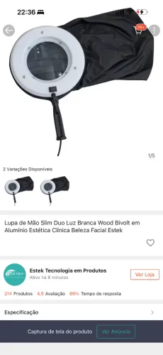 Lâmpada de Wood