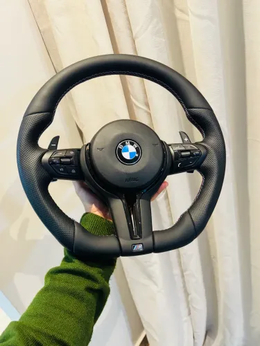 Volante BMW M Sport Original c/ Airbag e Paddle Série 1 2 3 4 5 X1 X3 X5