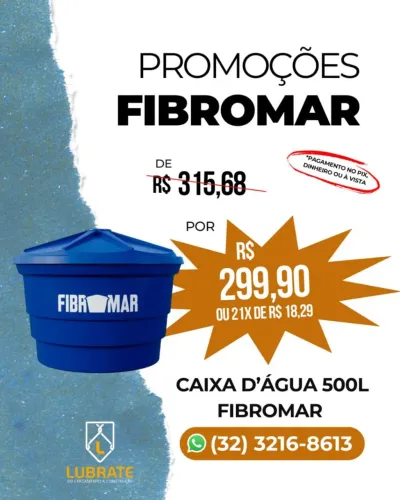 Caixa D'água 500L