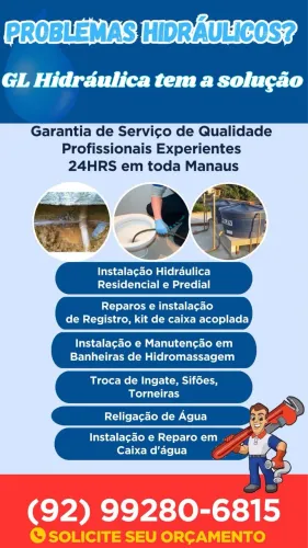 Encanador em toda Manaus