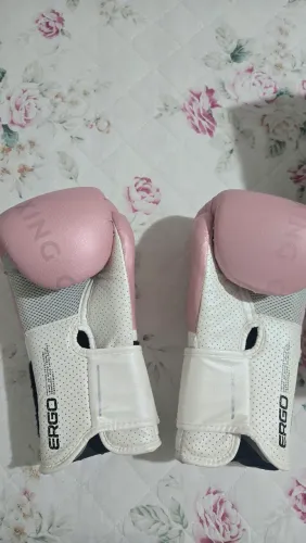 Luvas muay thai rosa em excelente estado