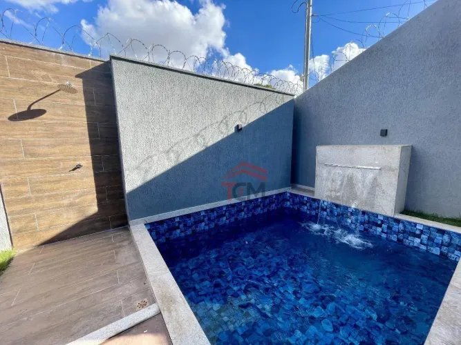 Casa 3 Quartos com Piscina Aquecida e Área Gourmet Integrada  Setor Chácara São Pedro - Ap