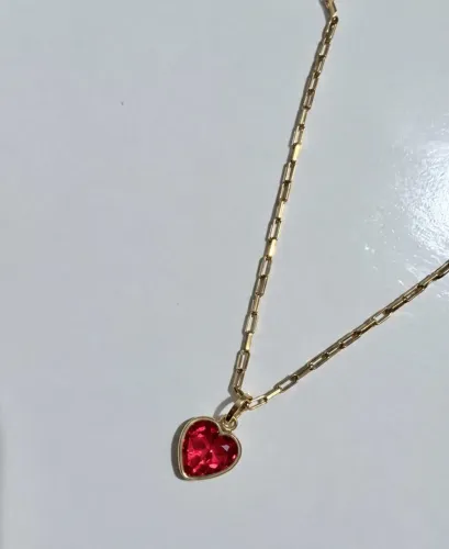 Pingente coração ouro 18k