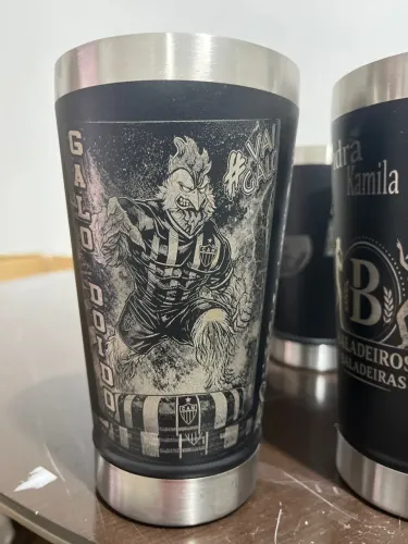 Copo térmico tipo Stanley 475ml 10 unidades já personalizado