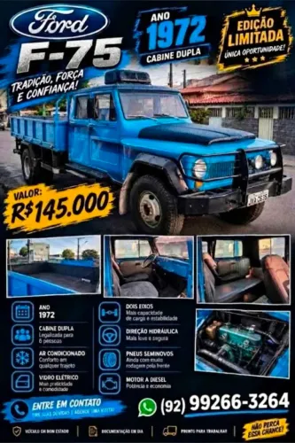 Ford F-75 4X2 2.6 V12 1972