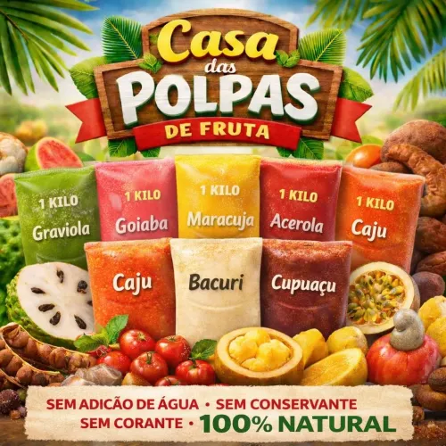 Polpa de frutas congelada