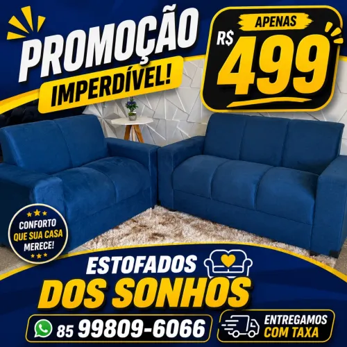 SOFÁ CONJUNTO POPULAR 