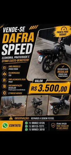 Moto em perfeito funcionamento.