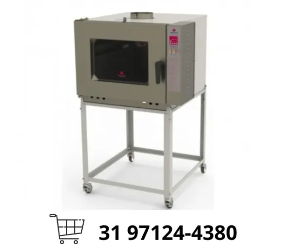 Forno Turbo 5 Esteiras a Gás Progas