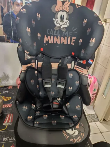 Cadeirinha para carro Minnie