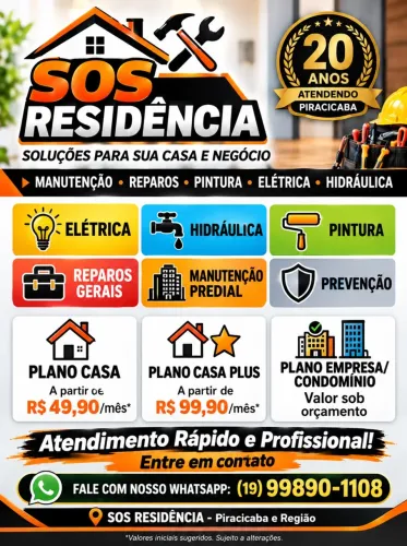 pintor encanador eletricista