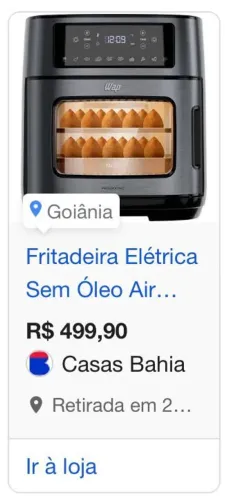 Fritadeira Elétrica Sem Óleo WAP 