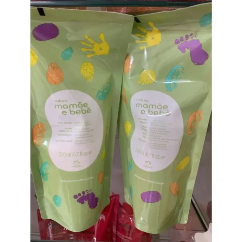 KIT DE REFIS MAMÃE E BEBÊ* HIDRATANTE E SABONETE LÍQUIDO 