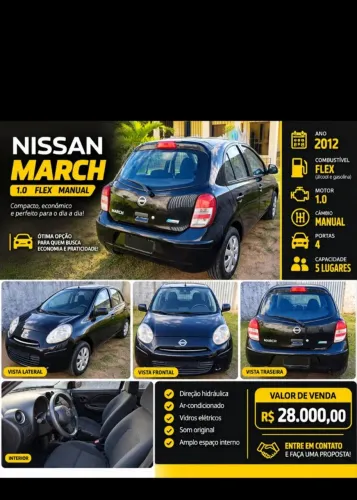 Nissan March 1.0 16V Flex Fuel 5P 2012