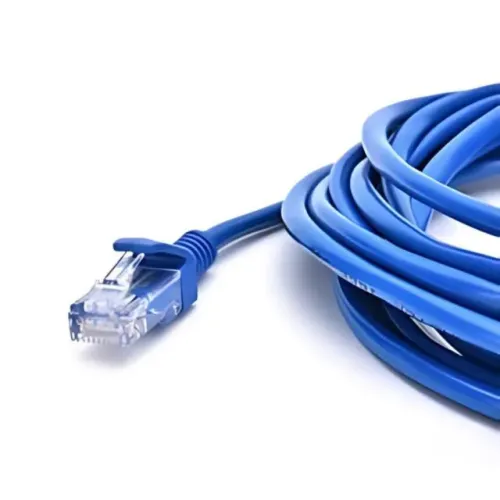Cabo De Rede Alta Velocidade Rj45 CAT5E Azul Internet 20 Metros