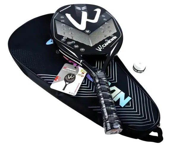 Raquete Beach Tennis Camewin Power Surf Fibra De Carbono Nova Na Capa