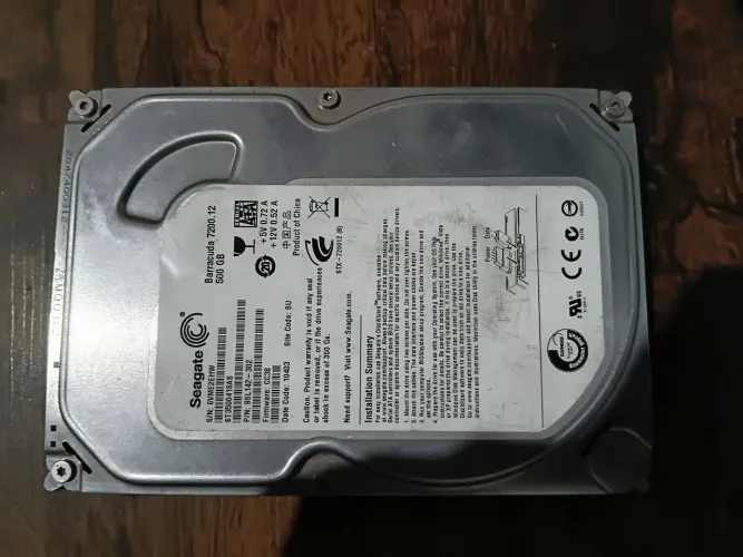 HD Seagate Barracuda 500GB SATA 7200 RPM