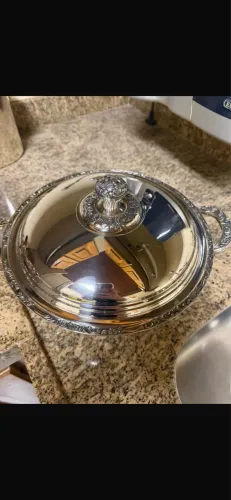 Acervo prata! Lindo para servir um belo preto em um jantar charmoso! Peça em prata novo! 