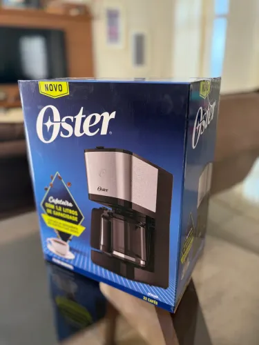 Cafeteira Eletrica De 30 Xicaras Oster OCAF600 1,2 Litros Cor Cinza-es