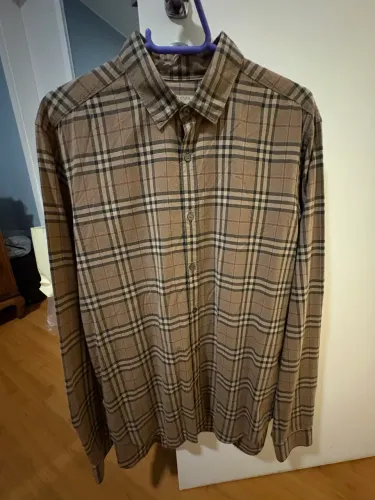 Camisa Burberry Original Xadrez Masculina Tam. G