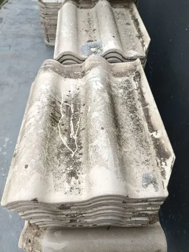 Telhas usadas Alto cerâmica gomo duplo