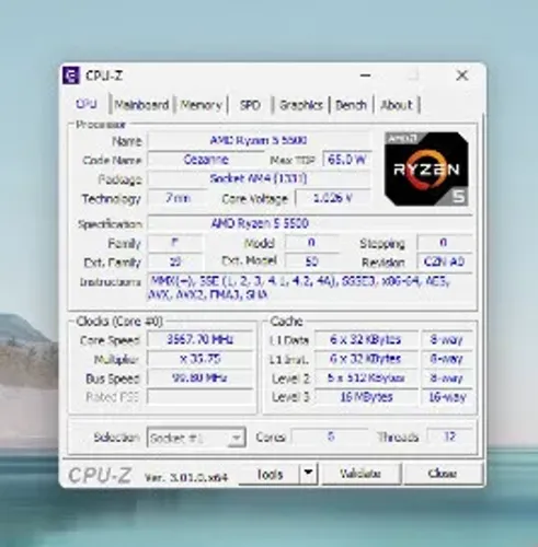 RYZEN 5 5500 COM NF E GARANTIA