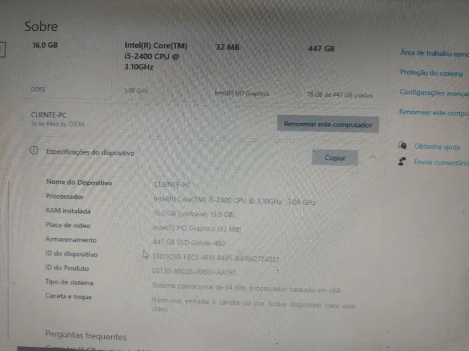 Vendo Computador 16 GB