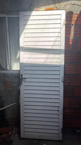 Porta alumínio branca