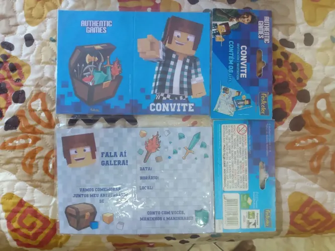 Convites de aniversário infantil