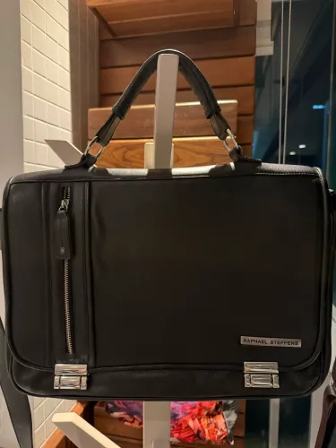 Pasta Bolsa Transversal Couro Vendedor Negócios Rafael Steffens