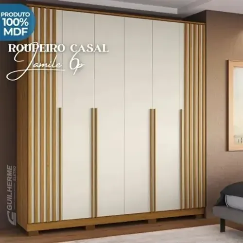 Organização e Sofisticação: Guarda-Roupa Casal 100% MDF com Condição Promocional