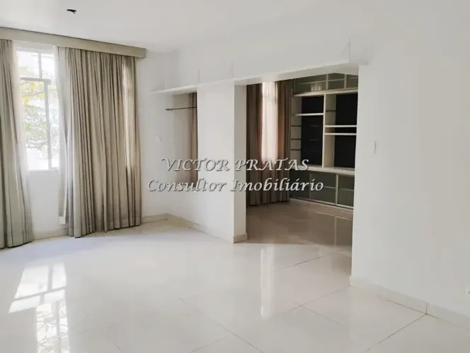 QUADRA DA PRAIA FRENTE VAZIO 102 m² ORIGINAL 3 QUARTOS REFORMADO COZINHA PLANEJADA VAGA ES