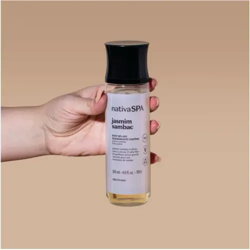 Body Splash Desodorante Colônia Nativa Spa Jasmim Sambac 200Ml